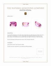 2.78 Ct. Topaz from Ceylon (Sri Lanka) Appraisal