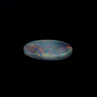 0.89 Ct. Cabochon Semi-Black Opal from Australia Video