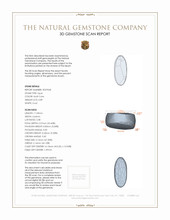 0.89 Ct. Cabochon Semi-Black Opal from Australia 3 D Scan Report