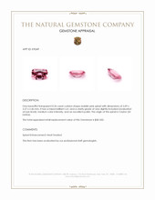 0.36 Ct. Spinel from Ceylon (Sri Lanka) Appraisal