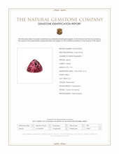 1.51 Ct. Pinkish Red Spinel from Ceylon (Sri Lanka) Scan Report