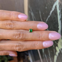 0.40 Ct. Chrome Tourmaline from Mozambique Life Style