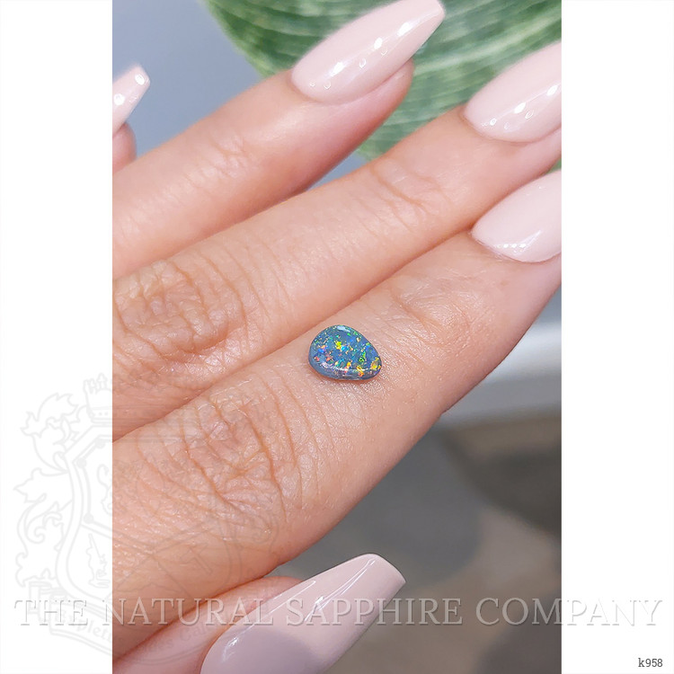 0.49 Ct. Semi-Black Opal from Australia