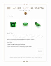 0.23 Ct. Chrome Tourmaline from Mozambique Appraisal