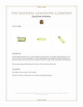 0.31 Ct. Tourmaline from Mozambique Appraisal