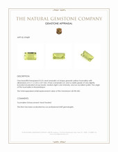 0.33 Ct. Tourmaline from Mozambique Appraisal