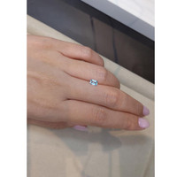 0.48 Ct. Aquamarine from Brazil Life Style