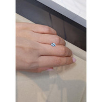 0.71 Ct. Aquamarine from Brazil Life Style