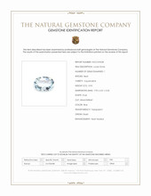 0.93 Ct. Aquamarine from Brazil Scan Report