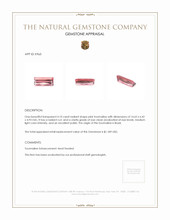 4.10 Ct. Tourmaline from Brazil Appraisal