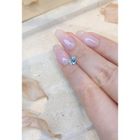 0.62 Ct. Aquamarine from Brazil Life Style