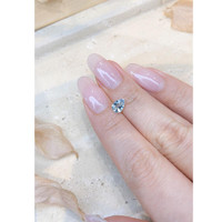 0.64 Ct. Aquamarine from Brazil Life Style