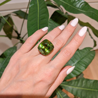 33.89 Ct. Sphene (Titanite) from Madagascar Life Style