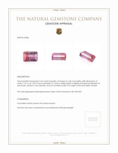 4.45 Ct. Tourmaline from Brazil Appraisal