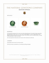 0.35 Ct. Alexandrite from Ceylon (Sri Lanka) Appraisal