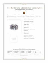 1.10 Ct. Purple Spinel from Ceylon (Sri Lanka) Scan Report