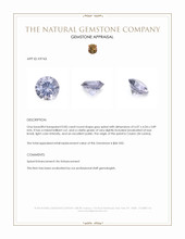 0.85 Ct. Grey Spinel from Ceylon (Sri Lanka) Appraisal