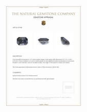 1.47 Ct. Bluish Grey Spinel from Ceylon (Sri Lanka) Appraisal