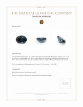 1.54 Ct. Spinel from Ceylon (Sri Lanka) Appraisal