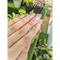 0.54 Ct. Tsavorite Garnet from Madagascar Life Style