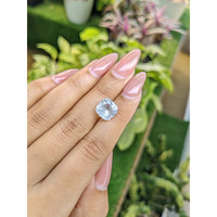 3.56 Ct. Aquamarine from Ceylon (Sri Lanka) Life Style