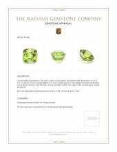 1.09 Ct. Chrysoberyl from Ceylon (Sri Lanka) Appraisal