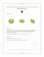 2.06 Ct. Cabochon Chrysoberyl from Ceylon (Sri Lanka) Appraisal