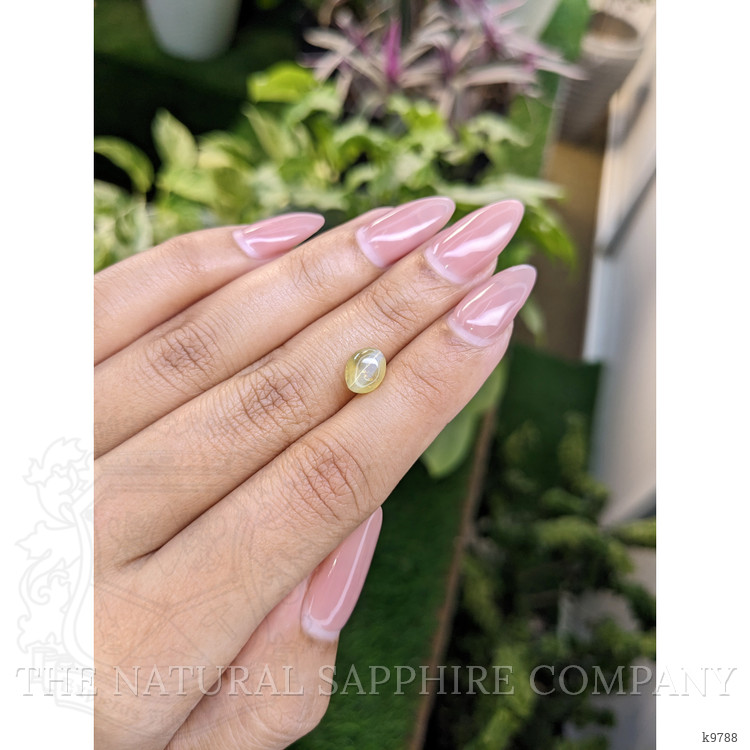 2.06 Ct. Cabochon Chrysoberyl from Ceylon (Sri Lanka)