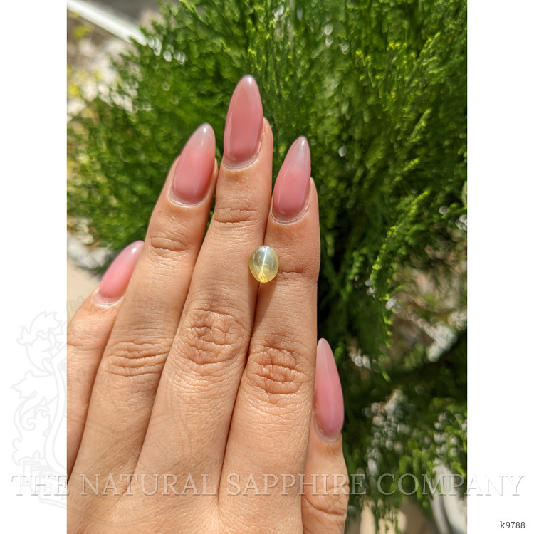 2.06 Ct. Cabochon Chrysoberyl from Ceylon (Sri Lanka)