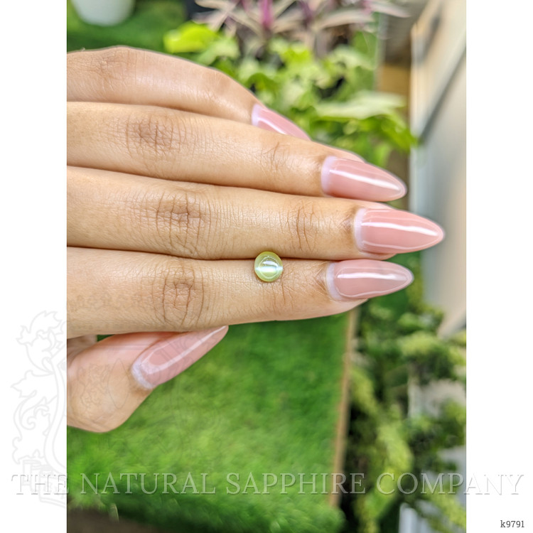 1.35 Ct. Cabochon Chrysoberyl from Ceylon (Sri Lanka)