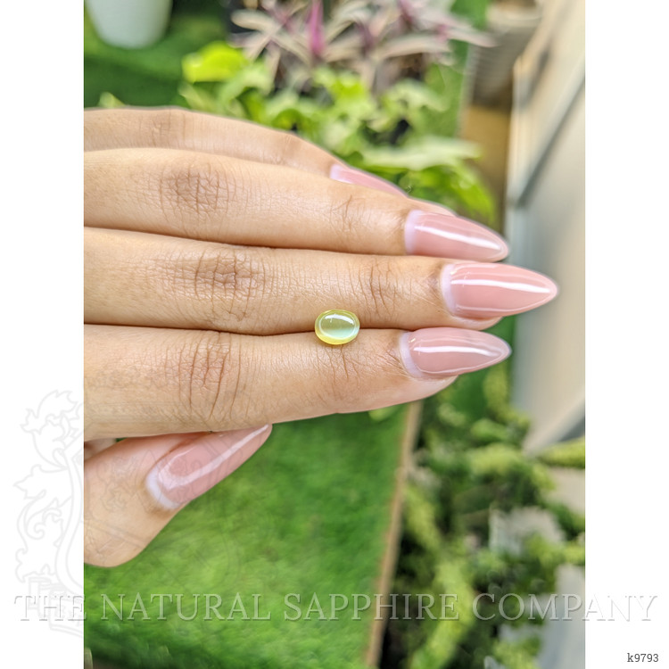 1.83 Ct. Cabochon Chrysoberyl from Ceylon (Sri Lanka)