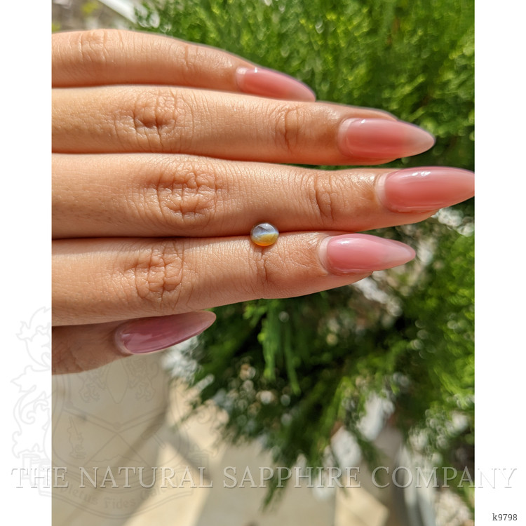 0.87 Ct. Cabochon Chrysoberyl from Ceylon (Sri Lanka)