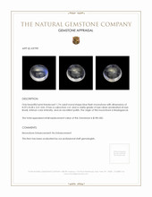 1.74 Ct. Cabochon Moonstone from Madagascar Appraisal