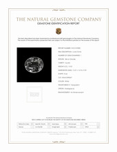 10.55 Ct. White Quartz from Madagascar Scan Report