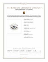 4.03 Ct. Peach Zircon from Malawi Scan Report