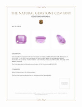 4.69 Ct. Spinel from Tanzania Appraisal