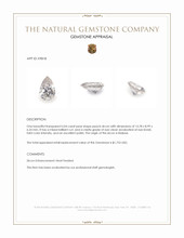 6.04 Ct. Peach Zircon from Malawi Appraisal