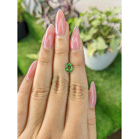 1.29 Ct. Tsavorite Garnet from Tanzania Life Style