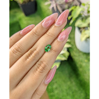 1.29 Ct. Tsavorite Garnet from Tanzania Life Style