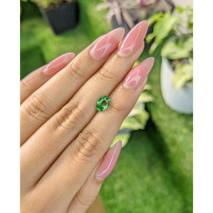 1.29 Ct. Tsavorite Garnet from Tanzania