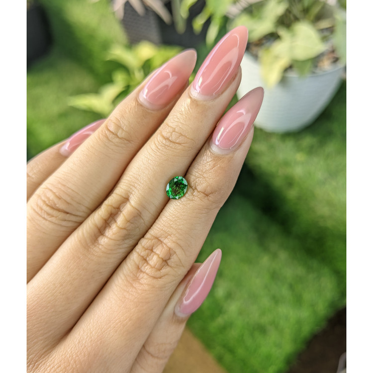 1.02 Ct. Tsavorite Garnet from Tanzania