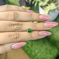 1.02 Ct. Tsavorite Garnet from Tanzania Life Style