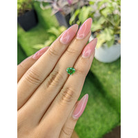 1.24 Ct. Tsavorite Garnet from Tanzania Life Style