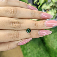 0.90 Ct. Tsavorite Garnet from Tanzania Life Style