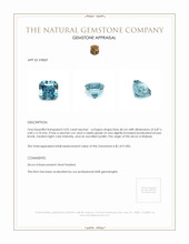 3.02 Ct. Zircon from Malawi Appraisal