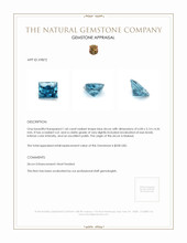 1.60 Ct. Zircon from Malawi Appraisal