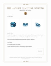 1.64 Ct. Zircon from Malawi Appraisal