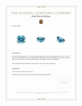 1.65 Ct. Zircon from Malawi Appraisal