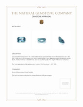 1.81 Ct. Zircon from Malawi Appraisal