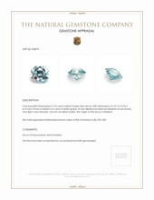 5.74 Ct. Zircon from Malawi Appraisal